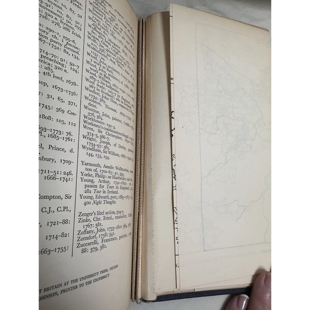 The Whig Supremacy 1714-1760 Basil Williams 1939 Oxford‎ History Hardcover Maps